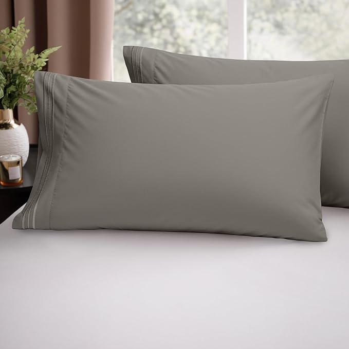 Elegant Comfort Luxury Ultra-Soft 2-Piece Pillowcase Set - Image 2