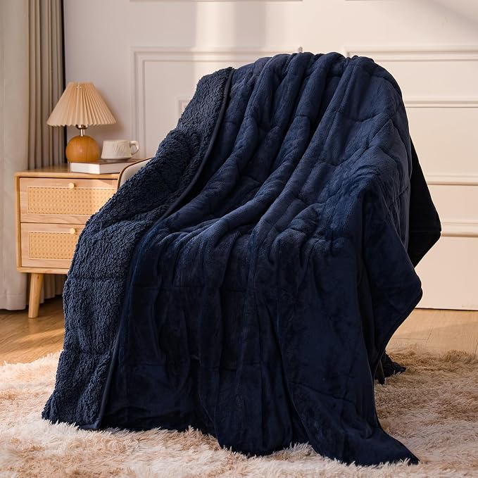 Sivio Sherpa Fleece Weighted Blanket by Sivio