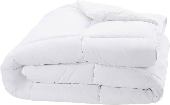Amazon Basics Soft White Down Alternative Comforter and Duvet Insert - Image 2
