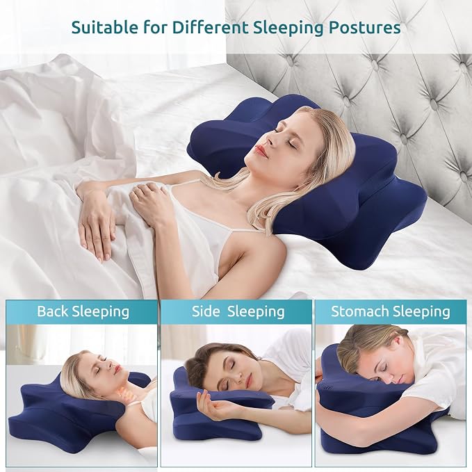 DONAMA Cervical Pillow for Neck and Shoulder Pain Relief, Cooling Contour - Image 5