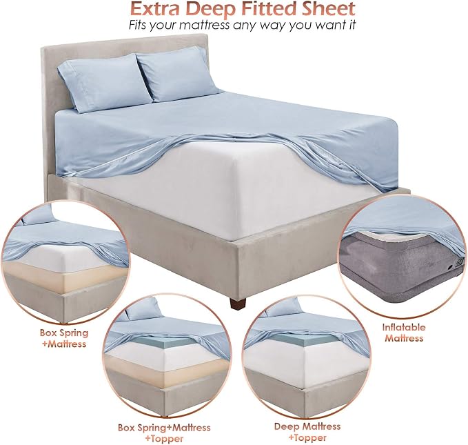 Hearth & Harbor Extra Deep Pocket Sheets - Image 6