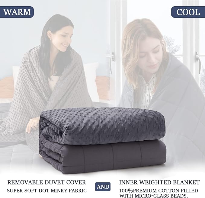 yescool Weighted Blanket with Cover - Image 2