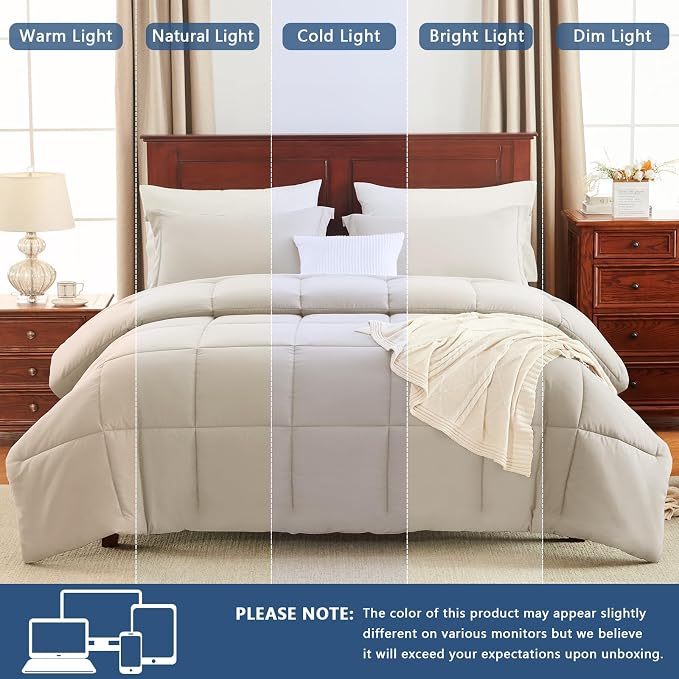 CozyLux King Size Comforter Set - Image 5