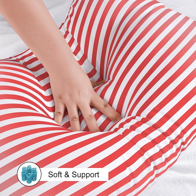 EIUE Bed Pillows for Sleeping 2 Pack Queen Size，Super Soft Down Alternative - Image 4