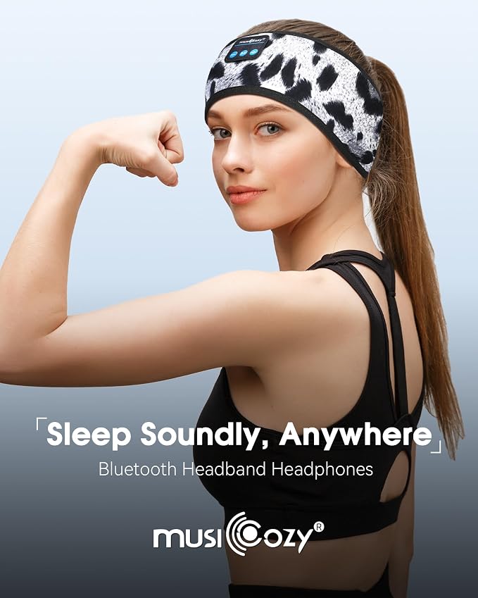 MUSICOZY Sleep Headphones Bluetooth 5.4 Headband, Wireless Music Sleeping Eye - Image 3