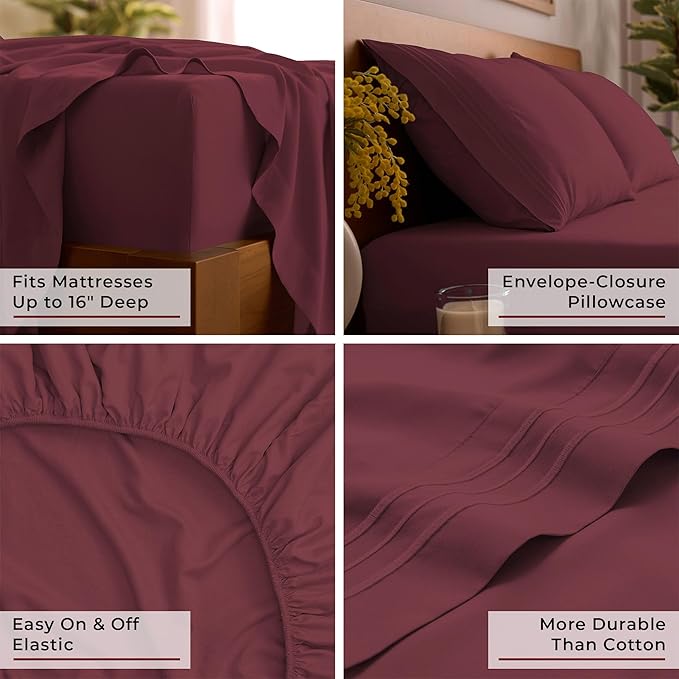 Mellanni Queen Sheets Set - Image 5