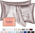 Silk Pillow Cases 2 Pack Queen Size by LYSHINSILKPILLOWCASES