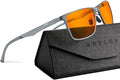 ANYLUV Blue Light Glasses Men, Relieve Eyestrain and Eye Protection, Al-Mg by ANYLUV