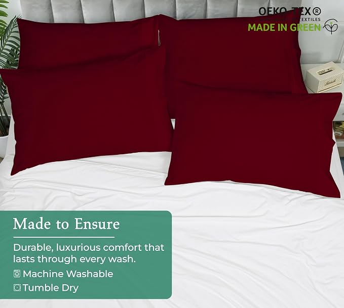 Royale Linens King Pillowcase Set of 2 - Image 8