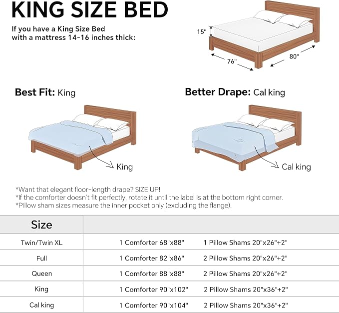 BEDELITE Fleece King Comforter Set -Super Soft & Warm Fluffy Red Bedding - Image 6
