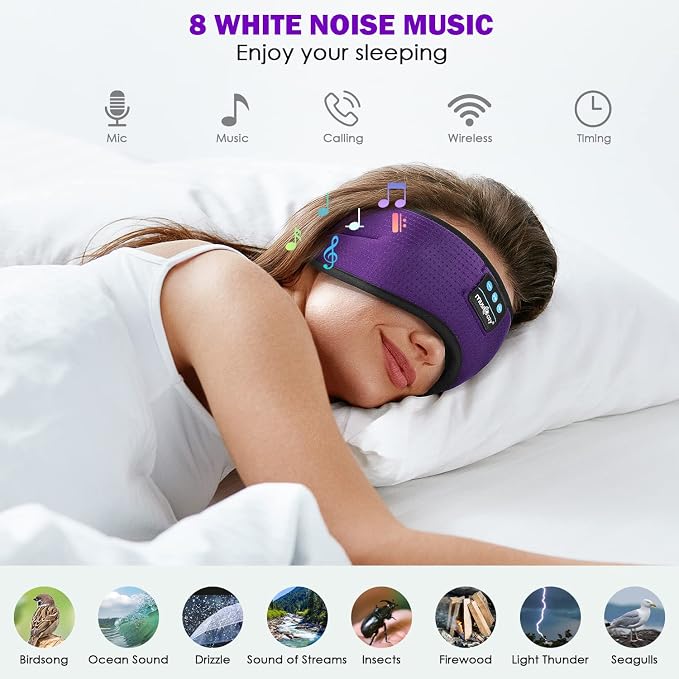MUSICOZY Sleep Headphones, Wireless Music Earbuds Earphones - Image 3