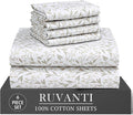 RUVANTI 6 Pcs Cotton Sheets by Ruvanti
