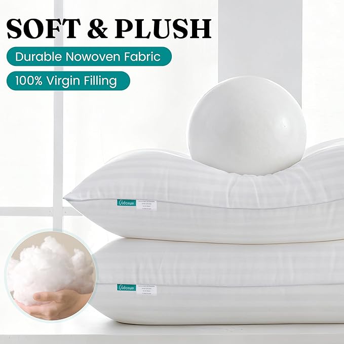 Oubonun 14 x 22 Throw Pillow Inserts, Firm and Fluffy Decorative Pillows - Image 2