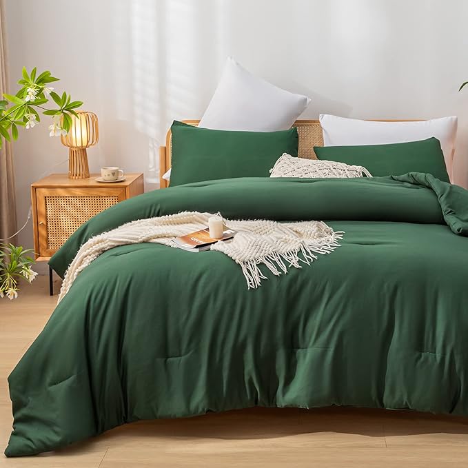 weigelia Emerald Full Size Comforter 3PCS Microfiber Full Size Comforters Set by WEIGELIA