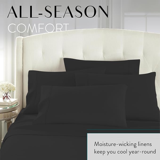 Danjor Linens Bed Sheet Set Queen Size - Image 6