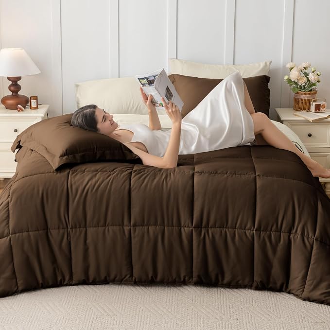 JOLLYVOGUE California King Comforter Set, Ultra-Soft Bed in a Bag Cal King Size - Image 7