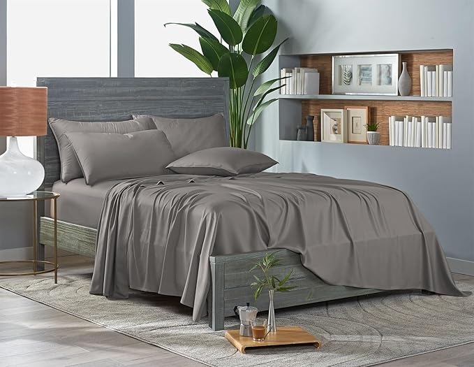 King Pillowcases by Pure Bamboo, Genuine 100% Organic Viscose Derived from - Image 3