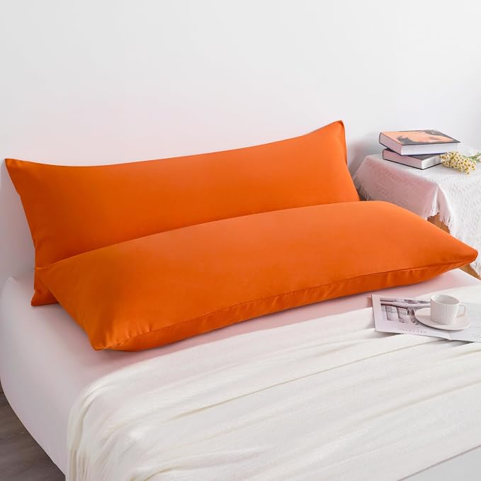 NTBAY Body Pillow Cases Set of 2, 2 Pack Brushed Microfiber 20x54 Pillow Cases - Image 2