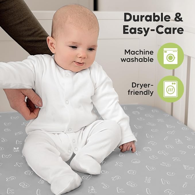 KeaBabies 2-Pack Organic Crib Sheets - Image 7