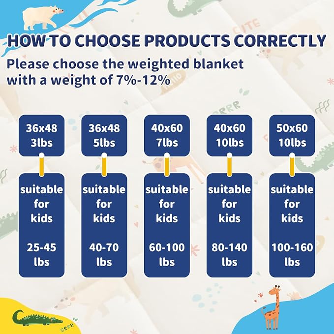 anfie Weighted Blanket Kids Weighted Blanket Cooling Blanket - Image 6