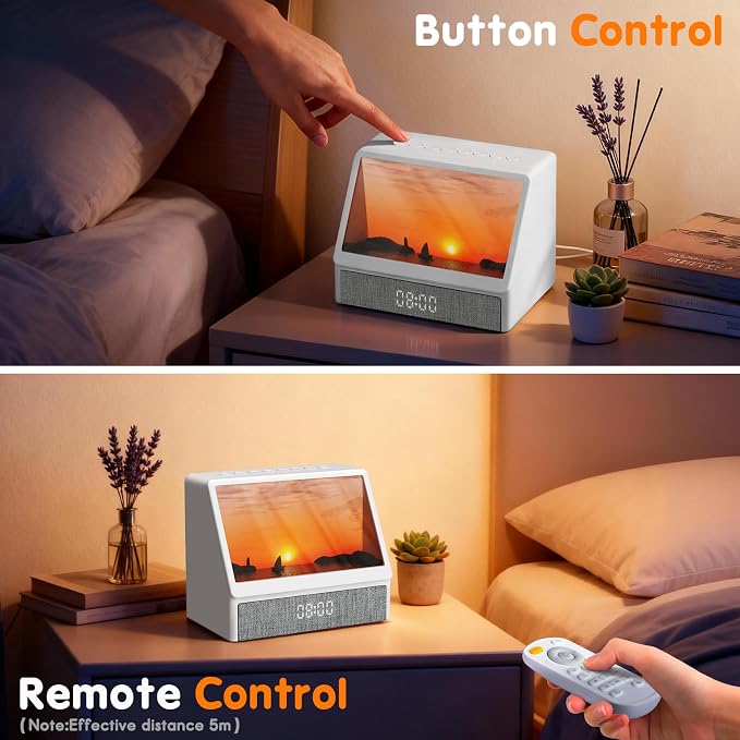 Sunrise Alarm Clock, Wake Up Light Sunlight Alarm Clock - Image 6
