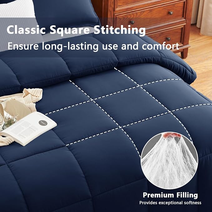 CozyLux Queen Size Comforter Set - Image 2