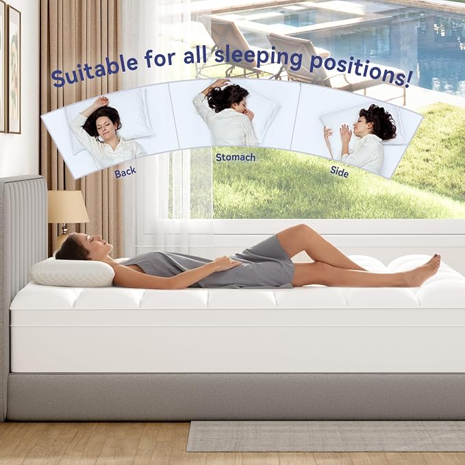 ELEMUSE Cal King Mattress Topper - Image 5
