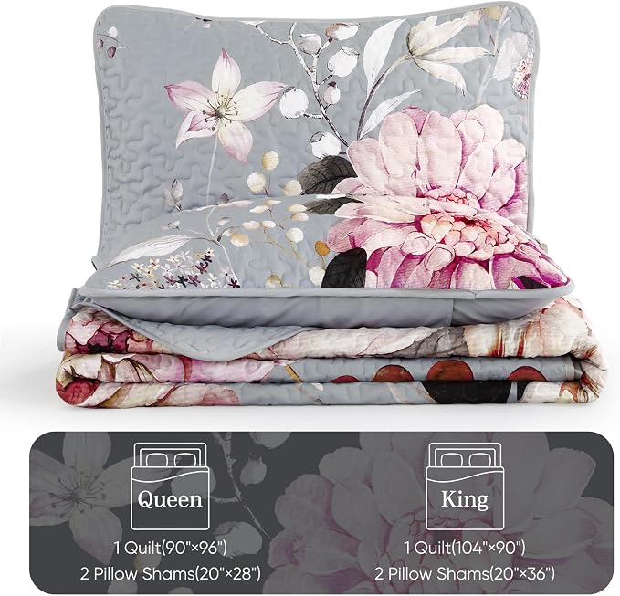 Drucon Floral Quilt King Size - Image 7