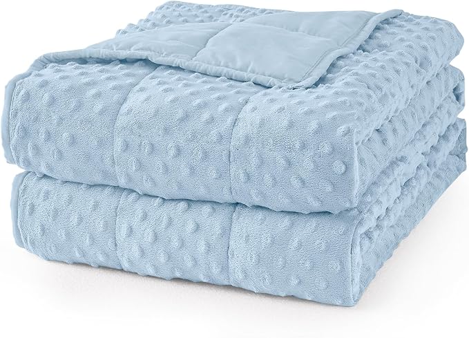 Mr. Sandman Weighted Blanket for Adults Queen Size 15 lbs, Soft Cooling Heavy by MrSandman