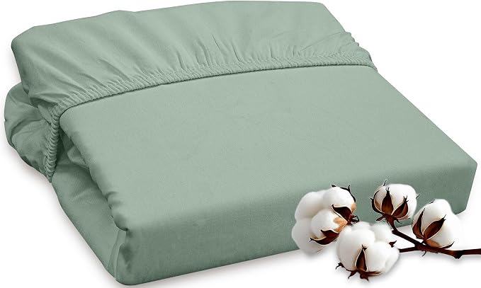 ROYALE LINENS 300 Thread Count 100% Long Staple Combed Cotton Fitted Sheet King by ROYALELINENS