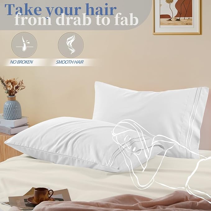 Vonty 2 Pack Queen Pillow Cases - Image 5
