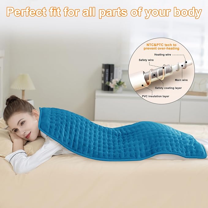 Deepsoon Heating Pad, Electric Heating Pads - Image 3