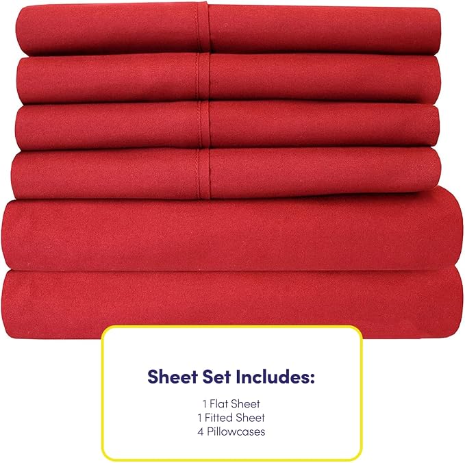 Queen Sheets Red - Image 4
