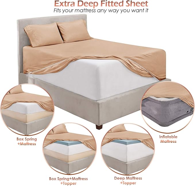 Hearth & Harbor Extra Deep Pocket Sheets - Image 6