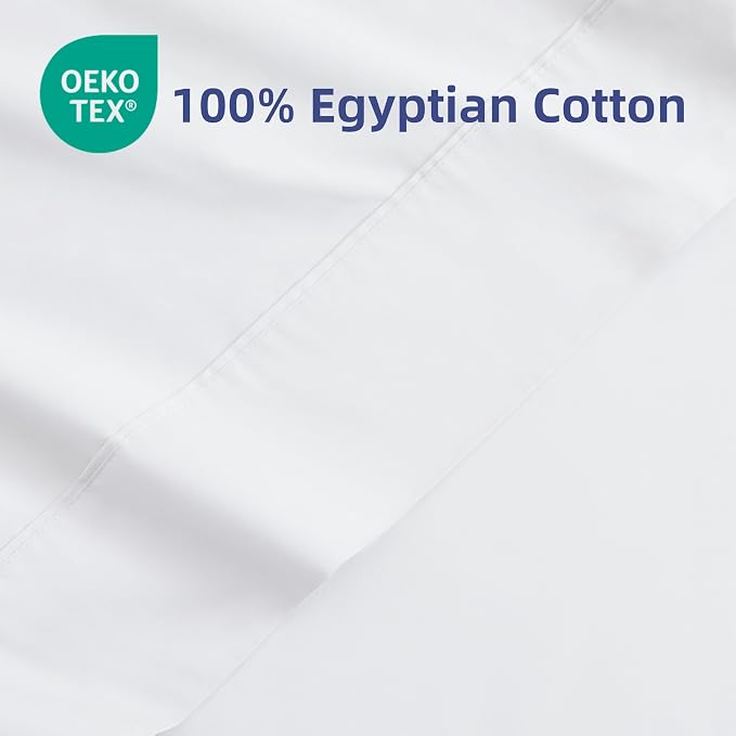 Flat Sheet Only King Size, 400 TC 100% Egyptian Cotton Flat Sheet - Image 2