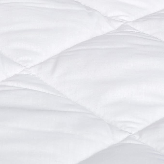 Amazon Basics Hypoallergenic Quilted Mattress Topper Pad, 18 Inches Deep - Image 5