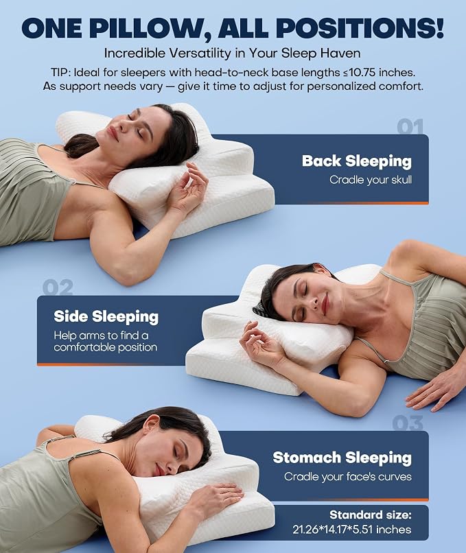 Sleep Doctor Approved Cervical Neck Pillow - Image 7