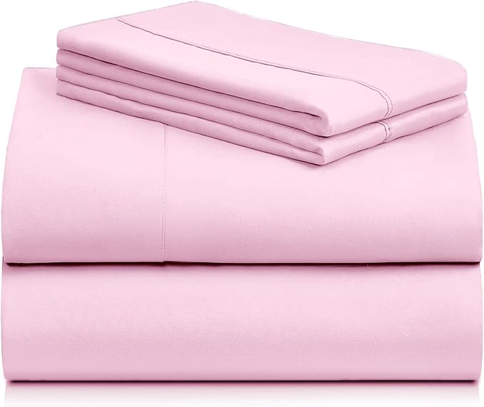 LuxClub 4 PC Sheet Set Bed Sheets Deep Pockets Eco Friendly Wrinkle Free - Image 7