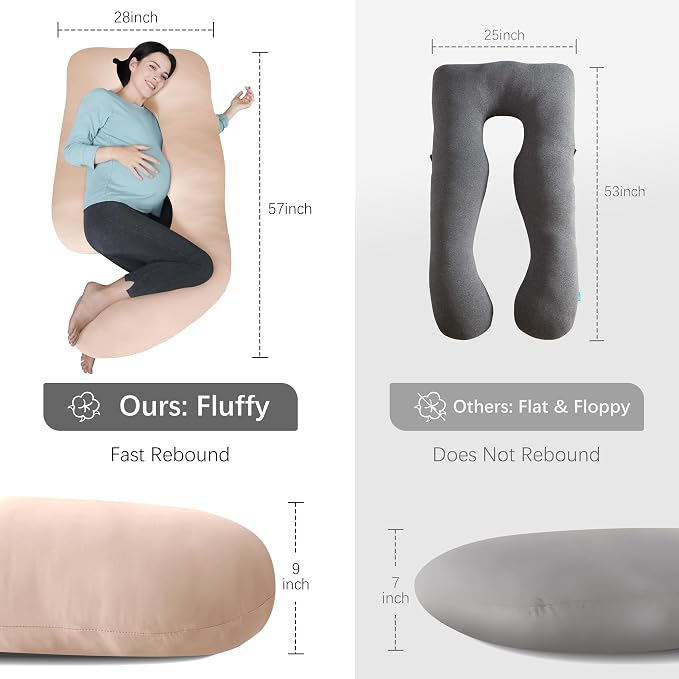 MOON PARK Pregnancy Pillows for Sleeping - Image 7