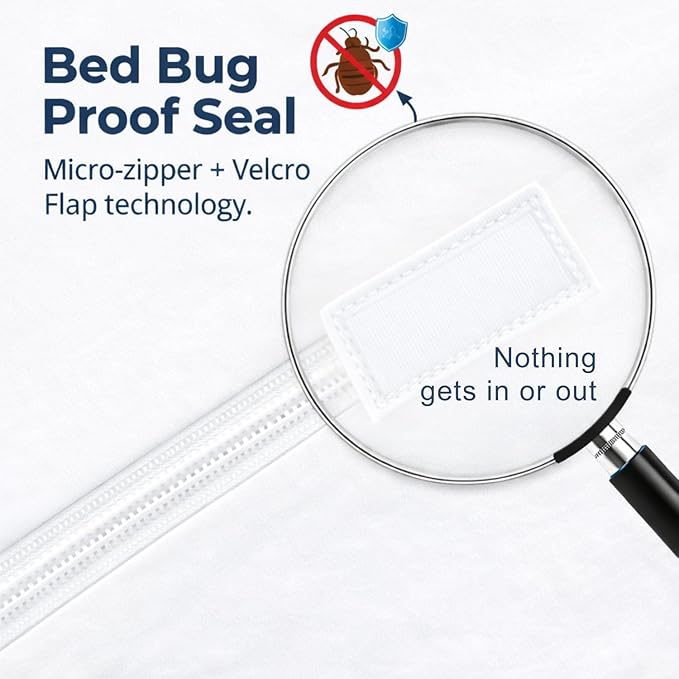 Guardmax Jersey Knitted Twin XL Zippered Mattress Encasement - Image 3