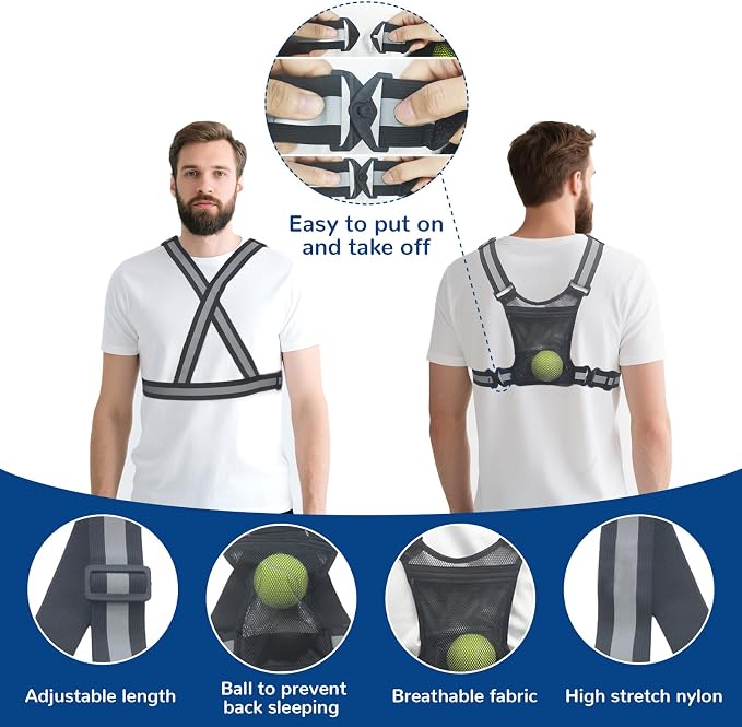 Sleep Position Trainer, Adjustable Side Sleeping Position Training Vest - Image 3