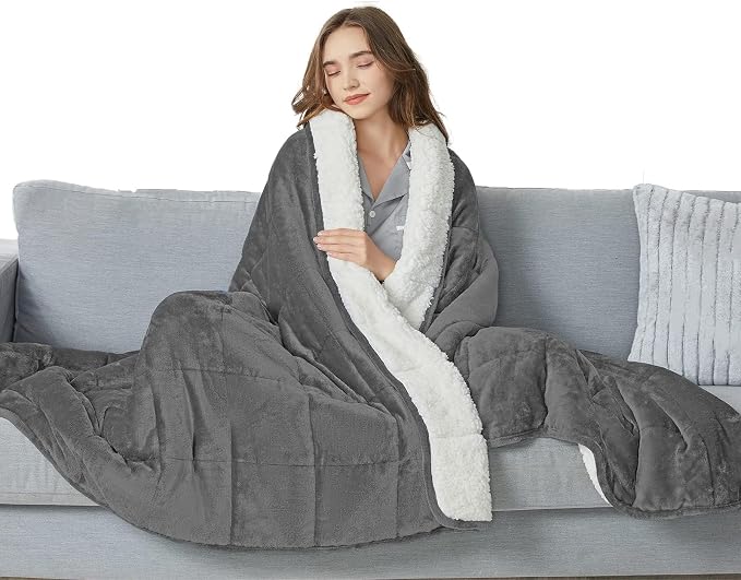 yescool Weighted Blanket for Adults Heavy Blanket for Sleeping Perfect for - Image 2