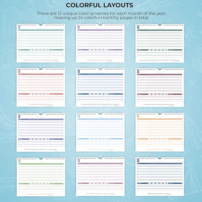 Clever Fox Habit Tracker Calendar – Inspirational Goal Tracker and Habit - Image 6