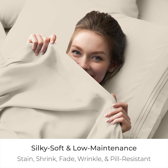 Mellanni Twin Size Flat Sheet - Image 5