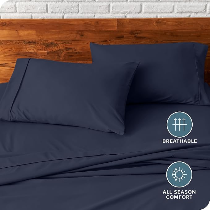 Bare Home Premium 1800 Ultra-Soft Microfiber Pillowcase Set - Image 5