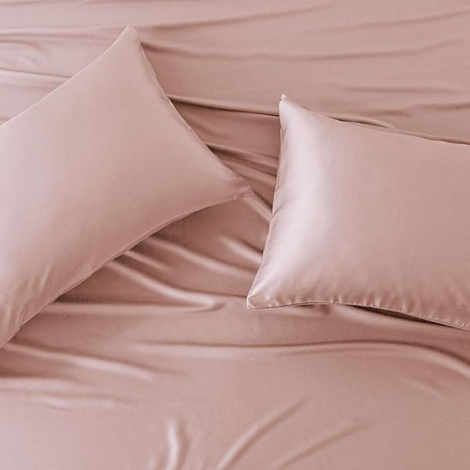 NATUREFIELD Pillowcases, Rayon Derived from Bamboo Pillow Cases King Size Set - Image 6