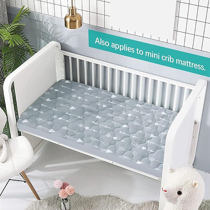Pack and Play Mattress Protector Sheets Fitted Waterproof Pack and Play - Image 4
