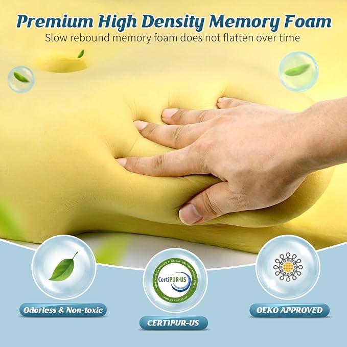 Cervical Neck Pillow for Pain Relief, Bed Pillows for Sleeping, Ergonomic - Image 5