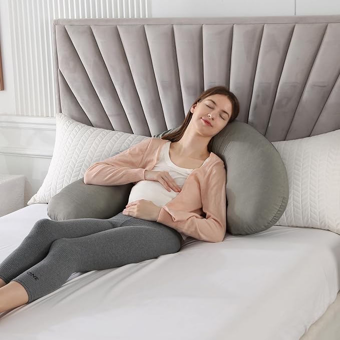 BATTOP Pregnancy Pillows with Cooling Cover, Cooling Maternity Pillow - Image 3
