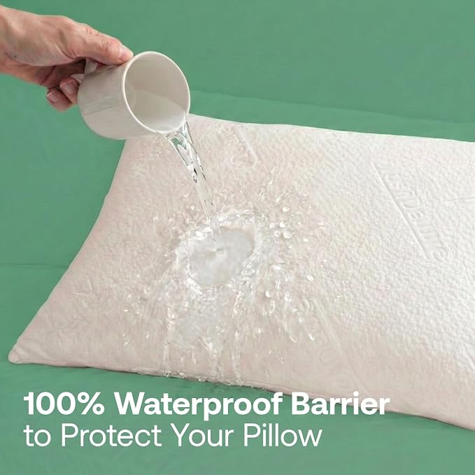 Premium Standard 20''x 26'' Waterproof Pillow Protector Covers - Image 3